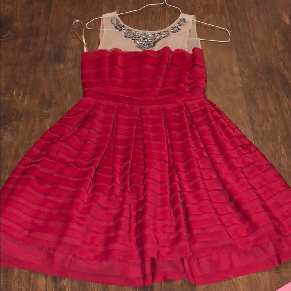 BCBG Maxazaria red dress